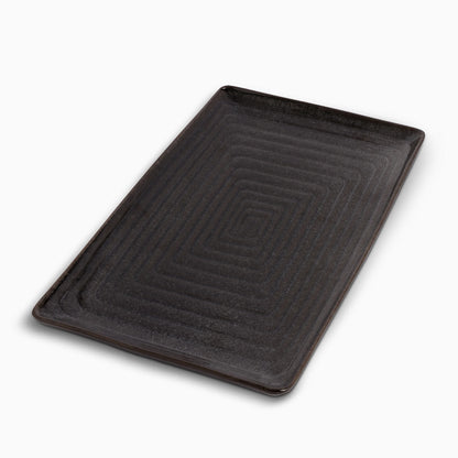 Ceramic Rectangular Platter, Rip Collection