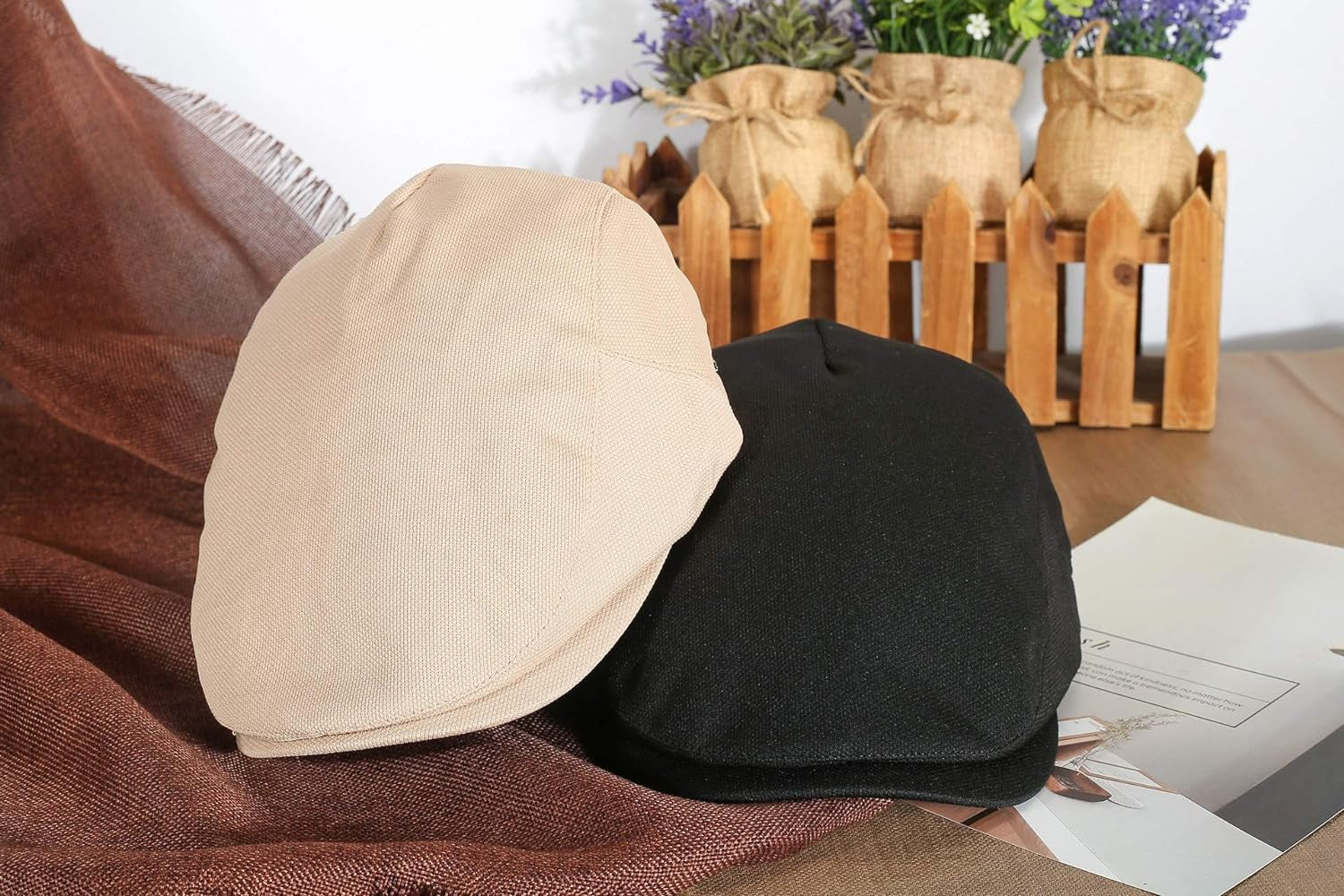 Men'S Flat Ivy Gatsby Newsboy Hat Winter Spring Autumn Driving Cabbie Hunting Cap