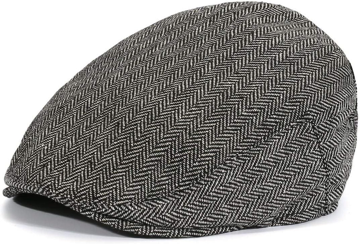 Men'S Flat Ivy Gatsby Newsboy Hat Winter Spring Autumn Driving Cabbie Hunting Cap