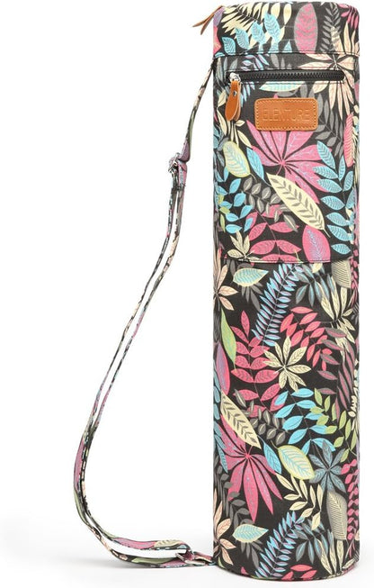 "Ultimate Yoga Mat Carrier Bag - Stylish & Functional Travel Bag for All Mat Sizes with Pockets & Adjustable Strap!"