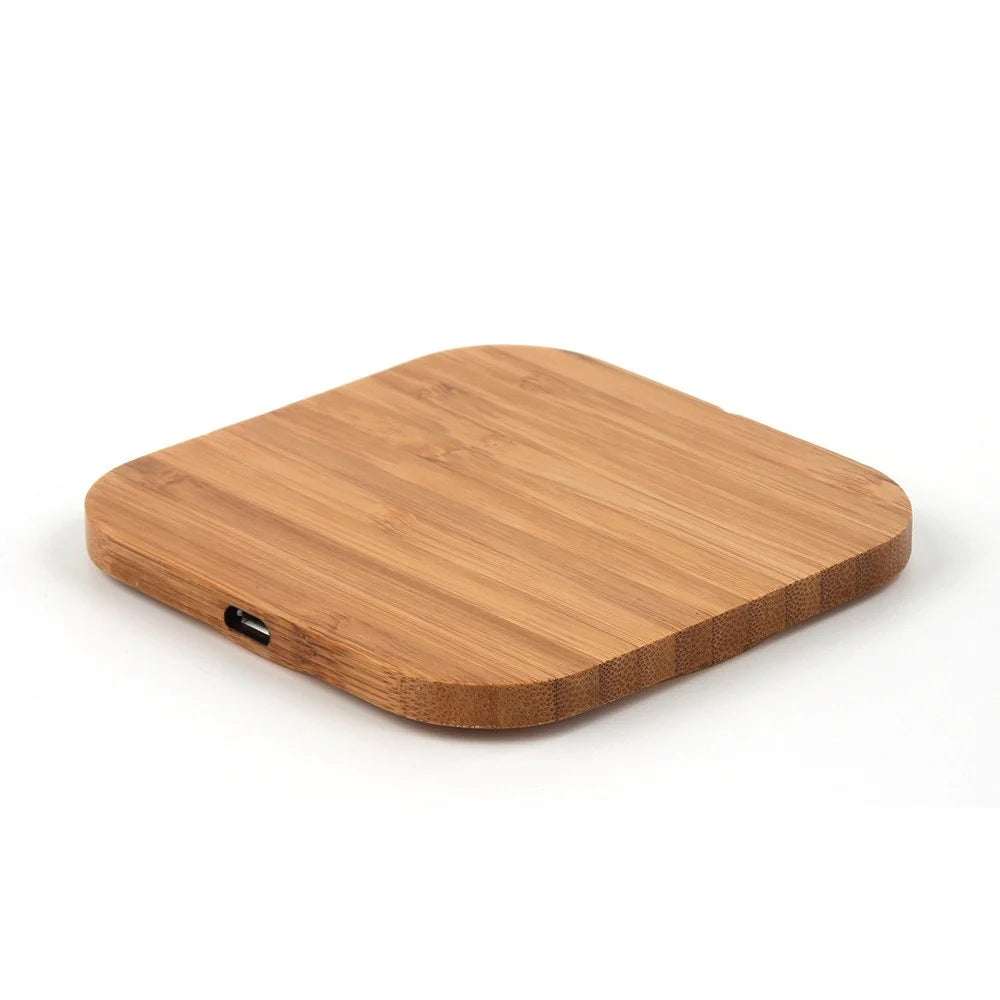 Wireless Phone Charging Pad, Electronics Gadgets,Wireless Charger Slim Wood Pad Charging Mat Wood Phone Wireless Charging Station for Nightstand Home Office Gift,As Show,