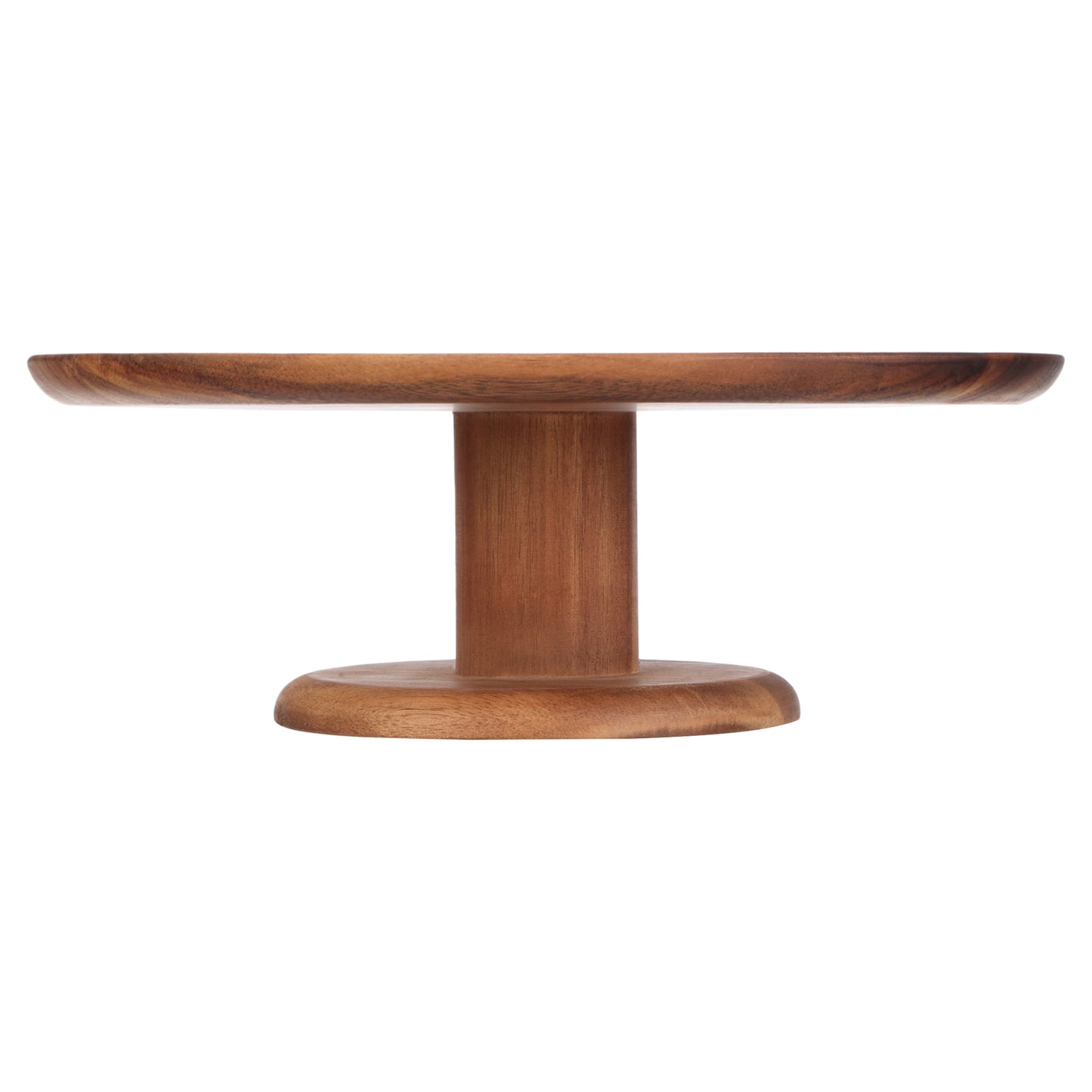 Acacia Wood round Cake Stand