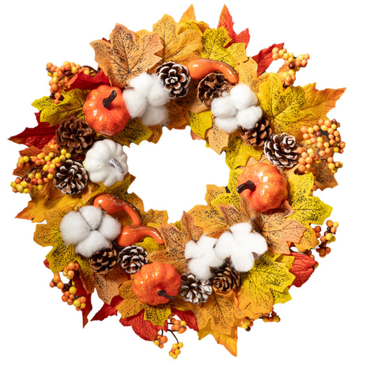 Fall Wreath Decorations Clearance for Home, Fall Decor Door Wreath for Front Door,Thanksgiving Christmas Decorations Outdoor Celebrate Harvest