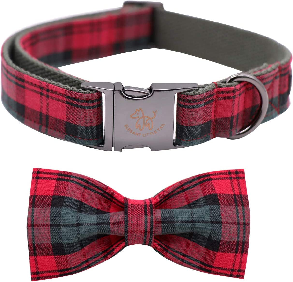 Dog Collar with Bow, Bowtie Dog Collar, Adjustable Fall Dog Collars for Small Medium Large Dogs and Cats