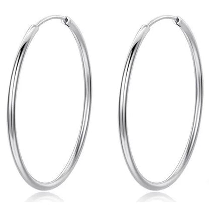 Sterling Silver Hoop Earrings