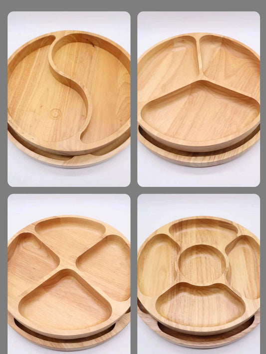 Natural Wood Serving Plate