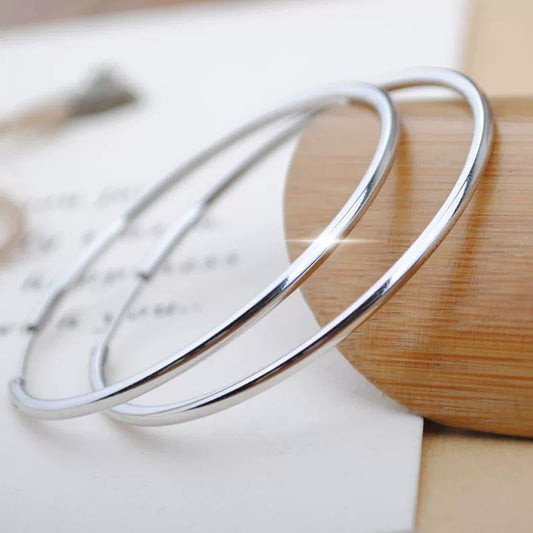 Sterling Silver Hoop Earrings