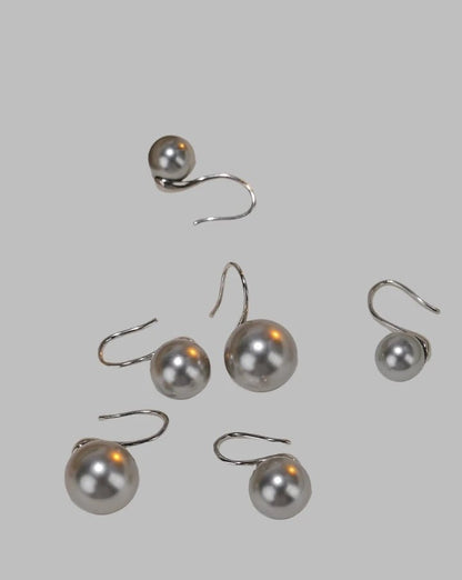 Fine Sterling Silver Pearl Earrings