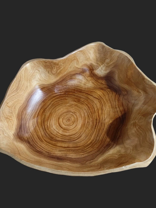 Solid Wood Root Carved Decorative Bowls