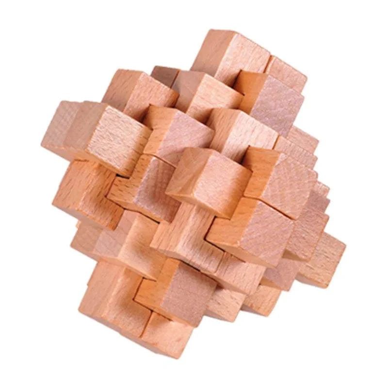 Interlocking Wood Brain Teaser Puzzles