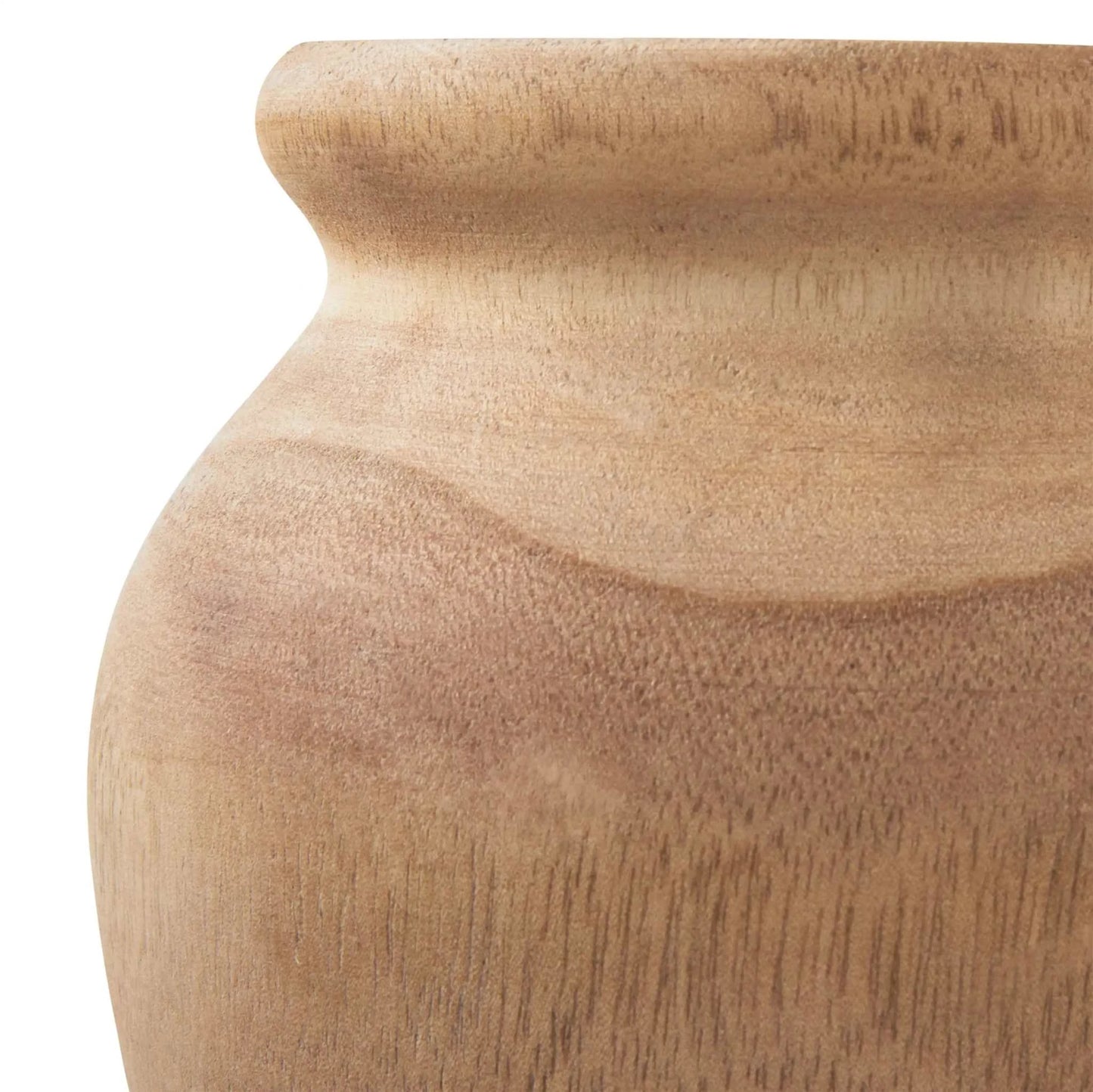 Natural Wood Vase