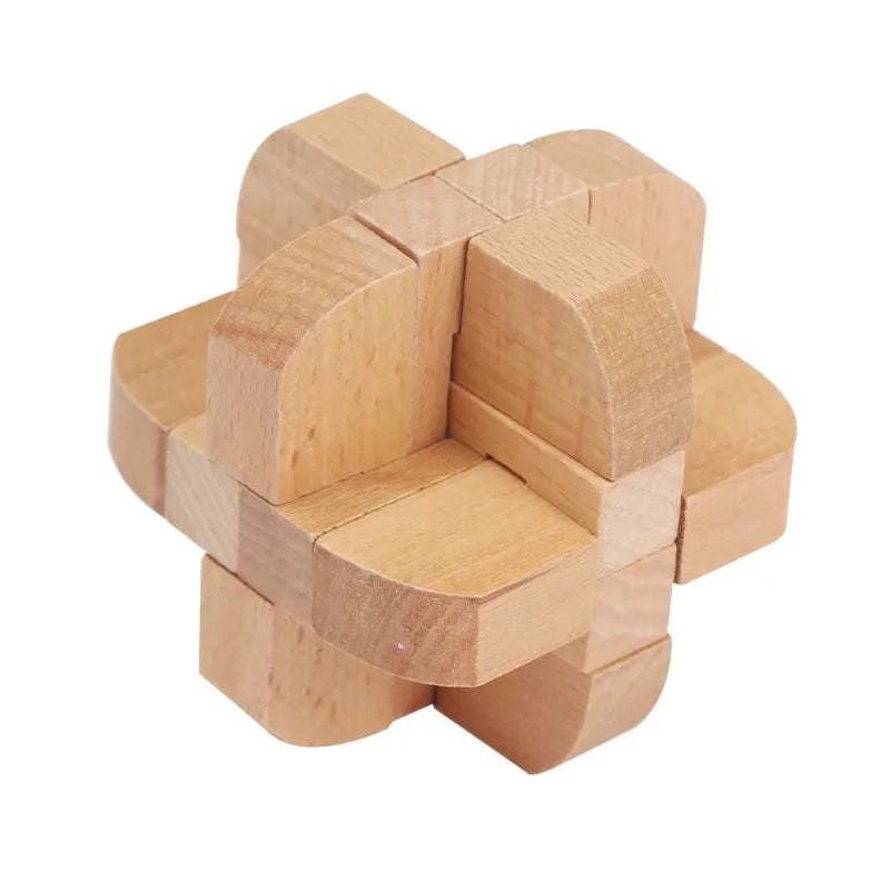 Interlocking Wood Brain Teaser Puzzles