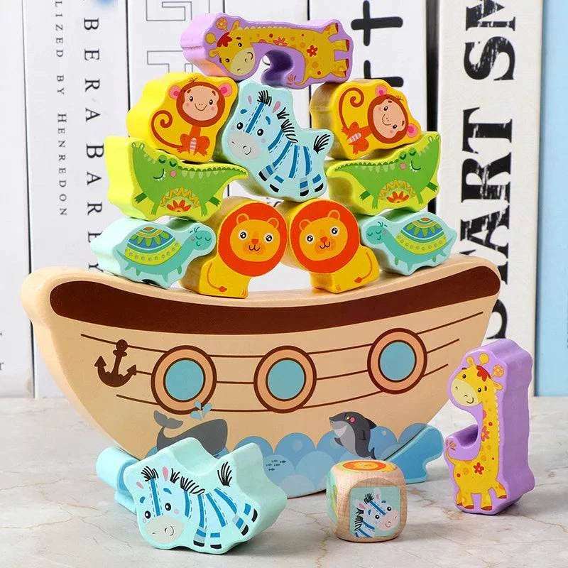 Sail Away Boat and Animal Stack Game