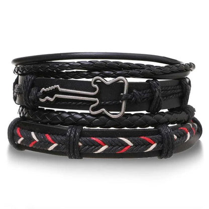 Leather Bracelets with Charm