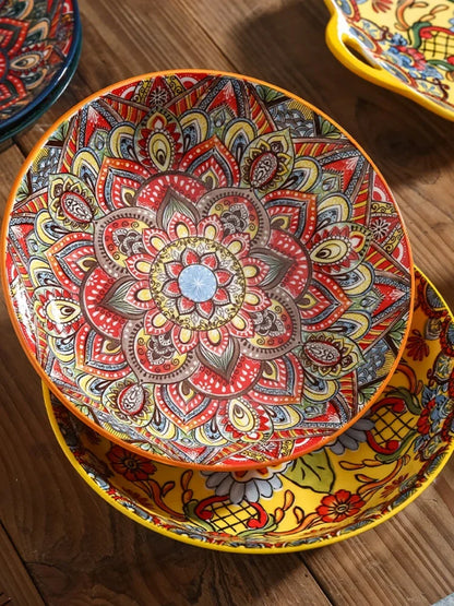 Bohemian Style Dinner Plates