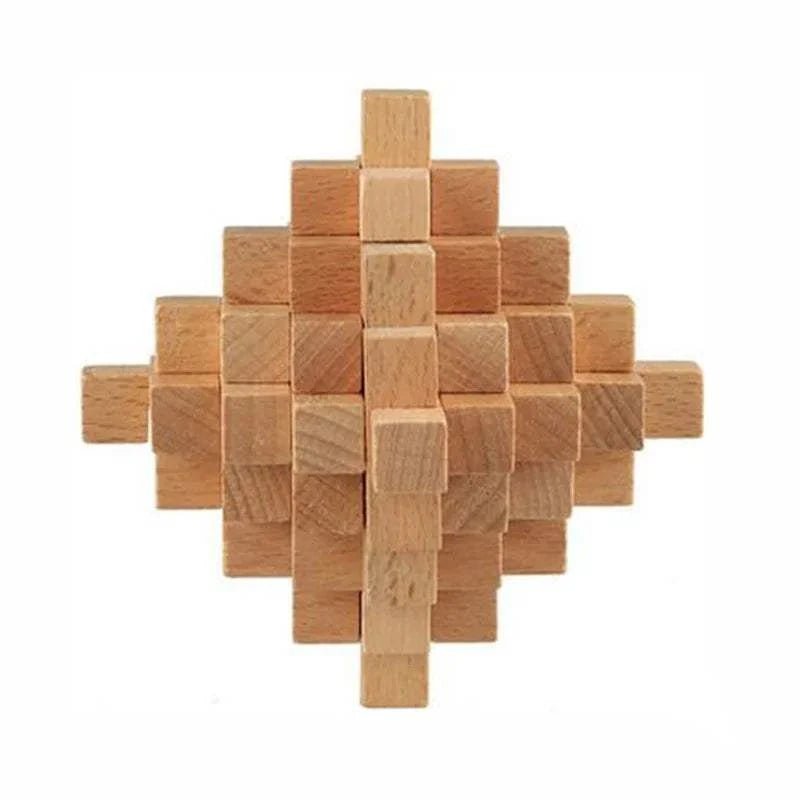 Interlocking Wood Brain Teaser Puzzles