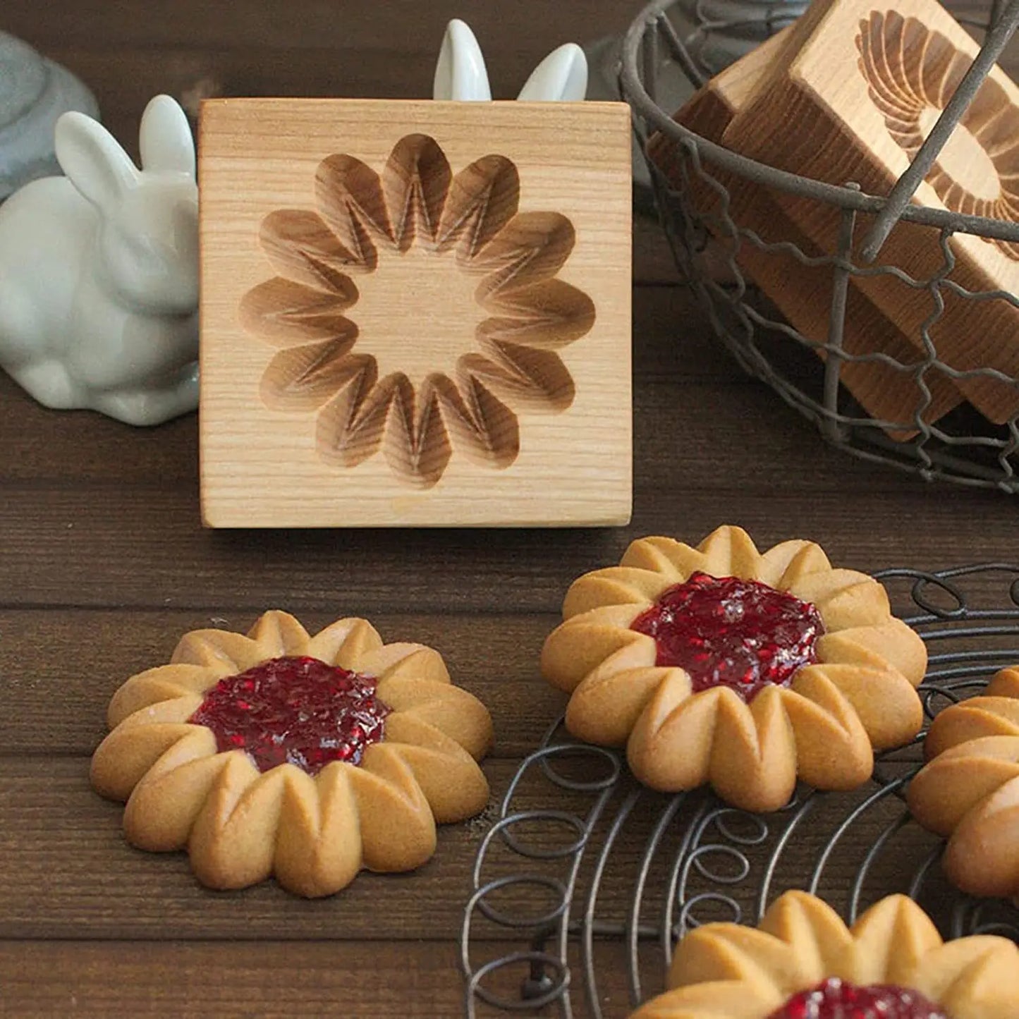 Wooden Cookie Molds