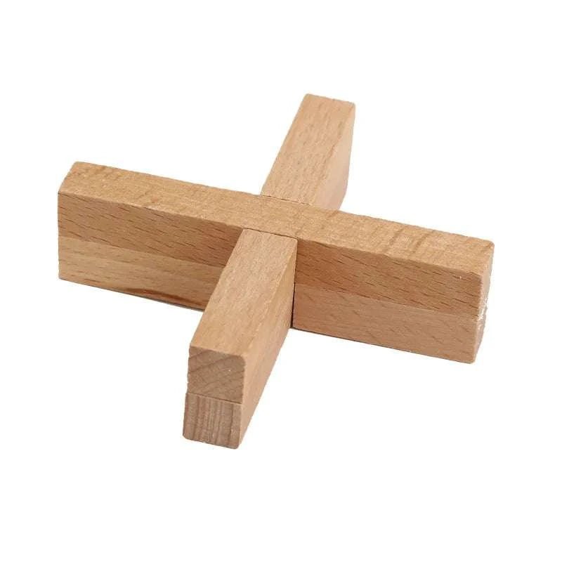 Interlocking Wood Brain Teaser Puzzles