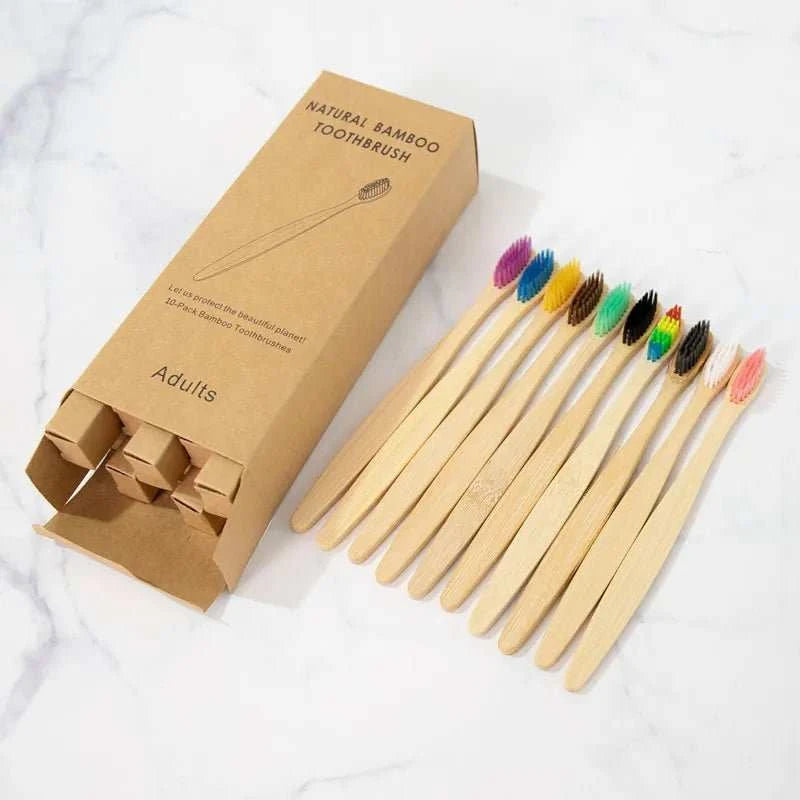 Bamboo Soft Hair Toothbrush for Adults