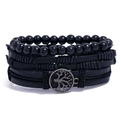 Leather Bracelets with Charm