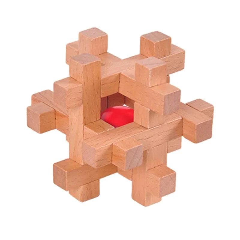 Interlocking Wood Brain Teaser Puzzles