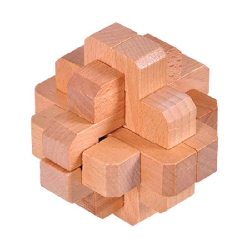 Interlocking Wood Brain Teaser Puzzles