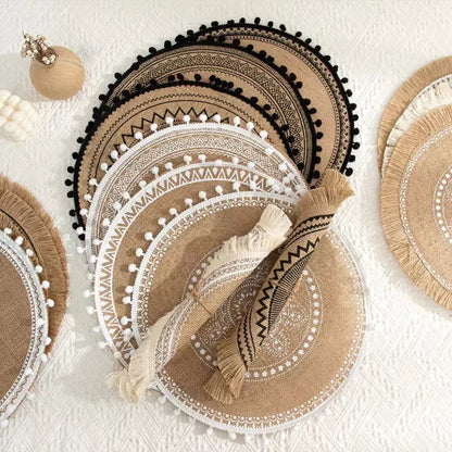 Bohemian Style Place Mats - Set of 4