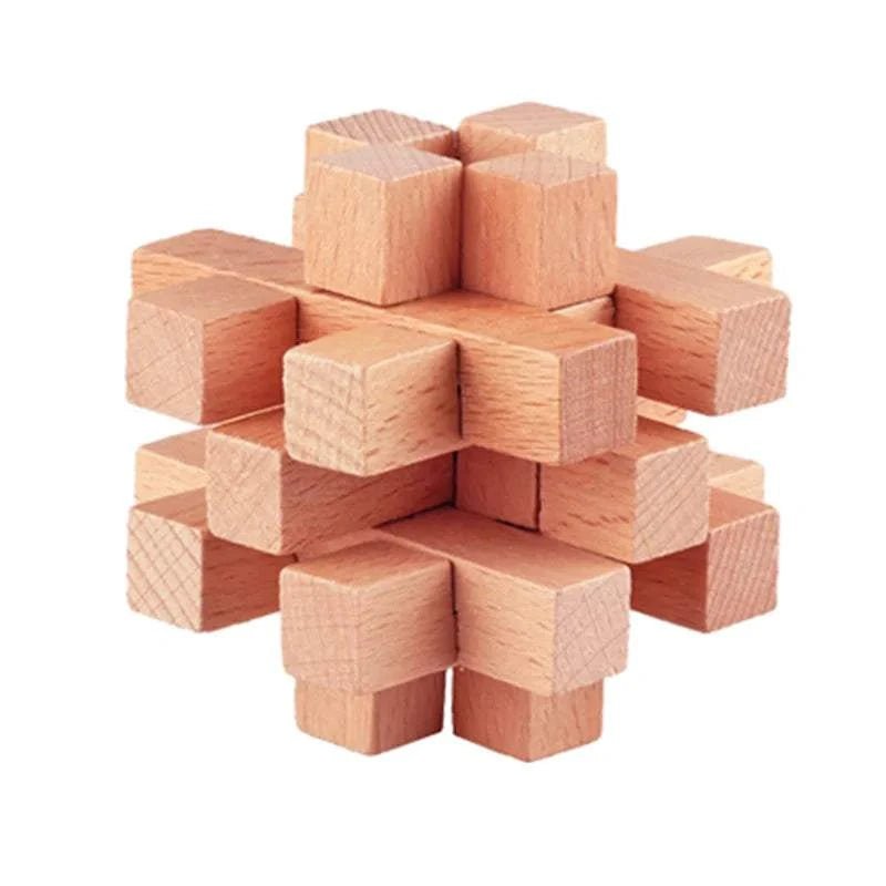 Interlocking Wood Brain Teaser Puzzles