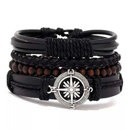 Leather Bracelets with Charm