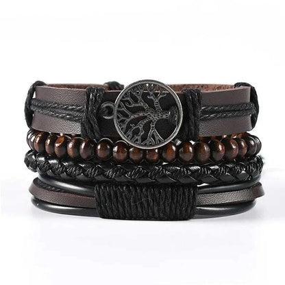 Leather Bracelets with Charm