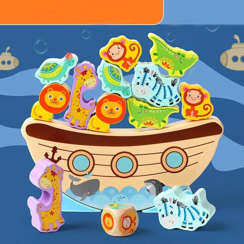 Sail Away Boat and Animal Stack Game