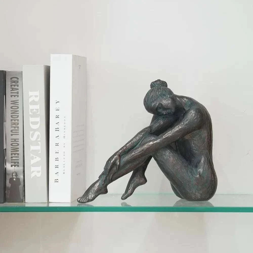 "The Dancer" Resin Bronze Sculpture