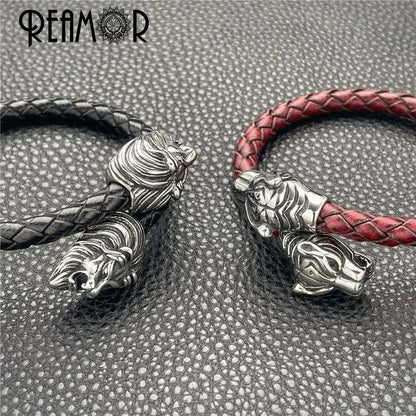 Genuine Leather Cuff Bangles