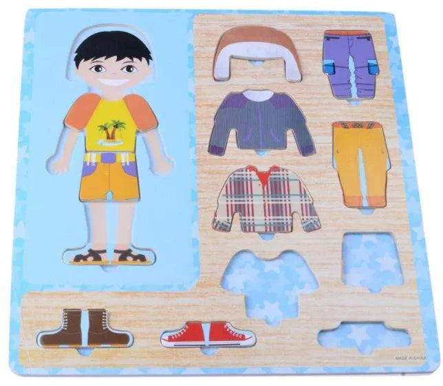 Wooden Dress-Up Puzzle