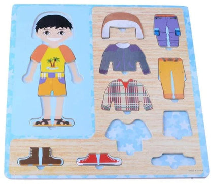 Wooden Dress-Up Puzzle