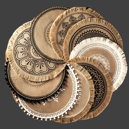 Bohemian Style Place Mats - Set of 4