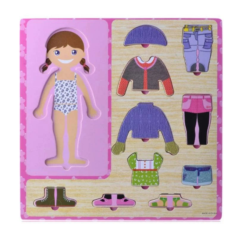 Wooden Dress-Up Puzzle