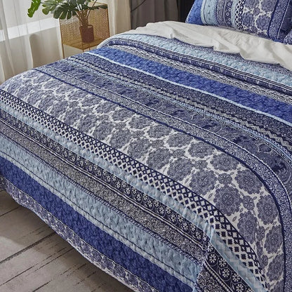 All Season Boho Chic 3 Piece Quilt Sets