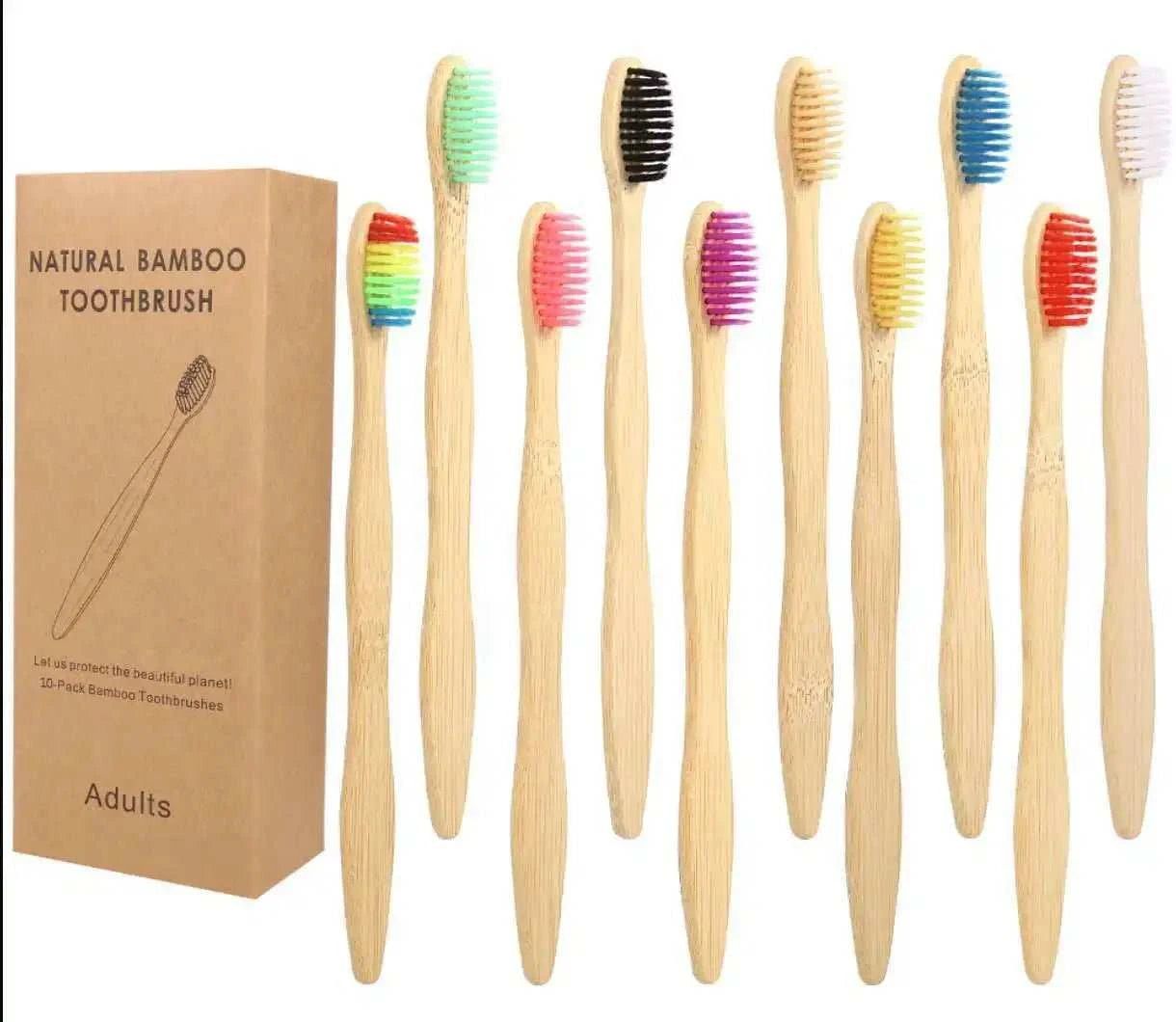 Bamboo Soft Hair Toothbrush for Adults