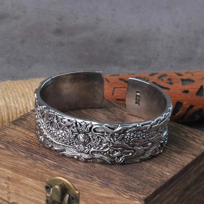 Unisex Dragon Adjustable Cuff Bracelet