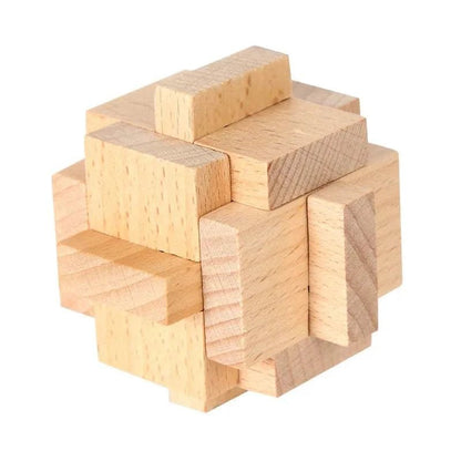 Interlocking Wood Brain Teaser Puzzles