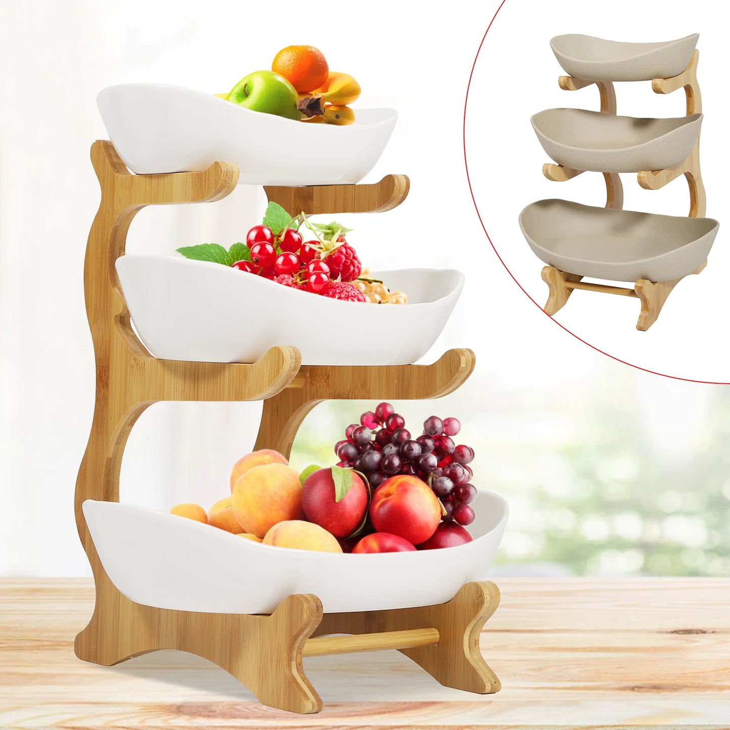 3 Tier Food Display and Serving Rack