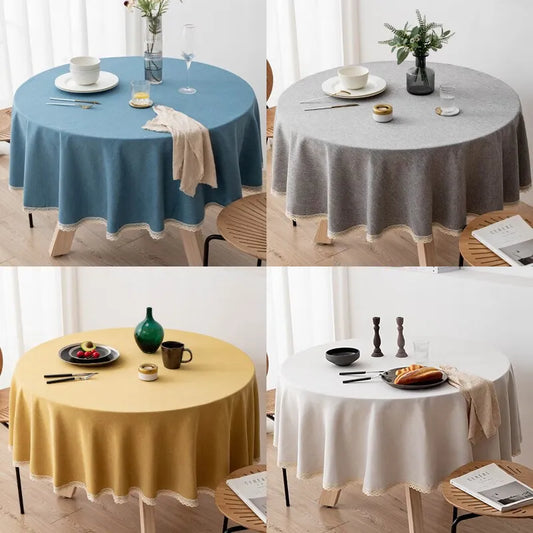 Classic Round Linen Tablecloths