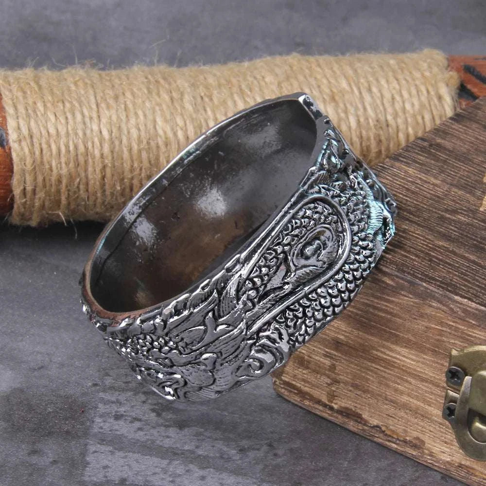 Unisex Dragon Adjustable Cuff Bracelet