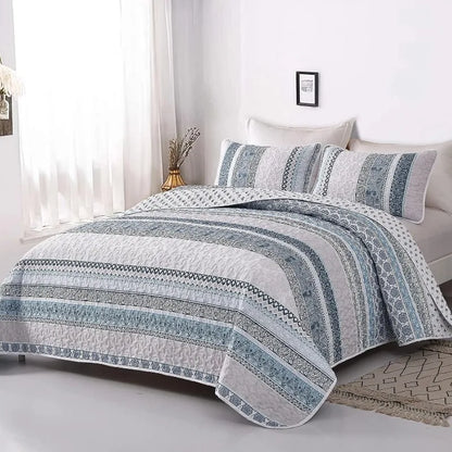 All Season Boho Chic 3 Piece Quilt Sets