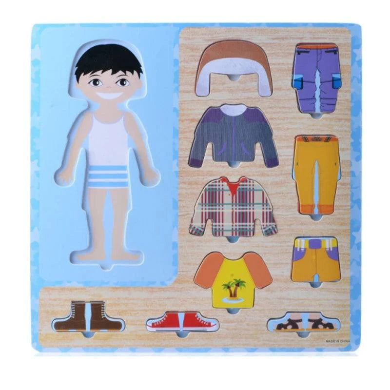 Wooden Dress-Up Puzzle