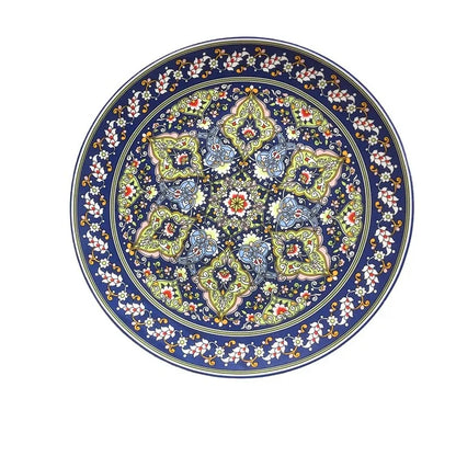 Colorful Bohemian 6 Pc Ceramic Plate Set