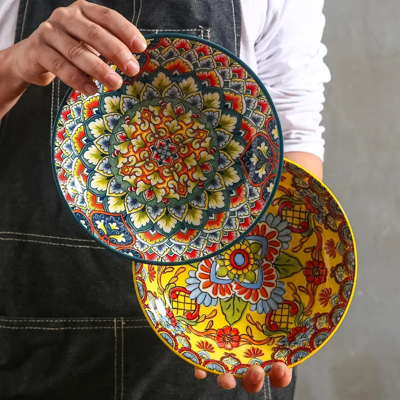 Bohemian Style Dinner Plates