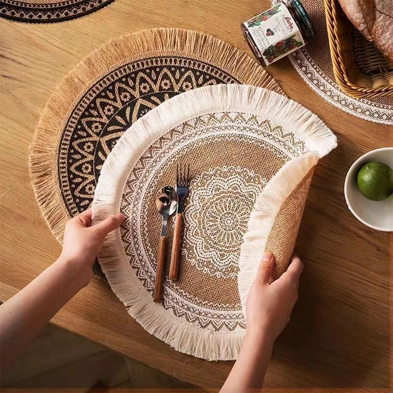 Bohemian Style Place Mats - Set of 4