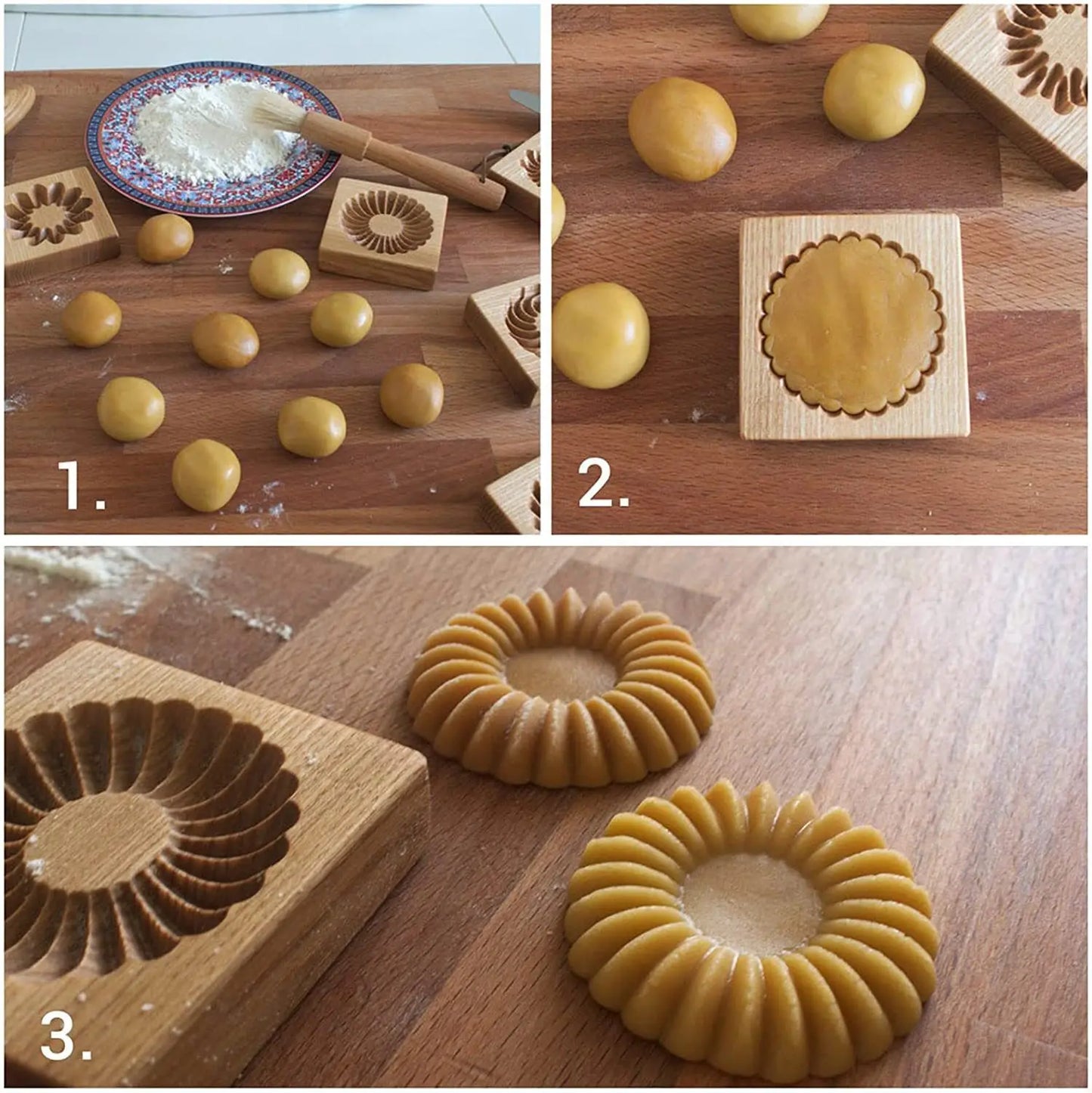 Wooden Cookie Molds